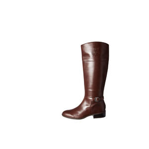 Ralph Lauren Madisen Leather Almond Toe Knee High Riding Boots Brown Size 5.5